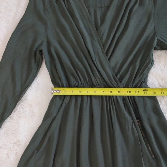MAEVE Elegant Green Women's Dress - Picture 15 of 17